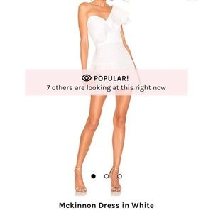 Amanda Uprichard Mckinnon dress in white